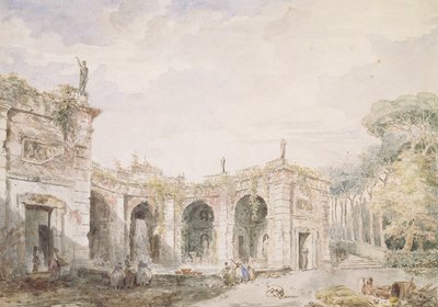 Villa Aldobrandini, Frascati, 1762 by Hubert Robert